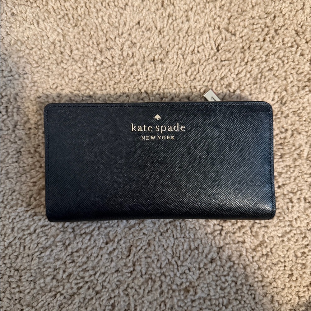 Kate Spade Black Leather Wallet